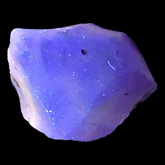 Cobalt Blue Art Glass Cullet Manganese Glowing Slag Glass #4GX90 - Picture 1 of 7